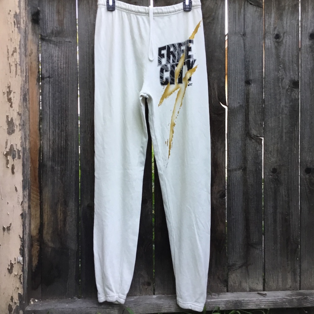 Free City Sweatpants FreeCity Sweats Medium Take Me Higher